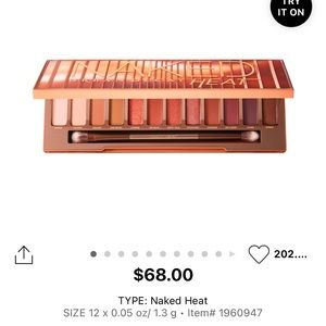 Brand new NAKED HEAT - purchased from Sephora!